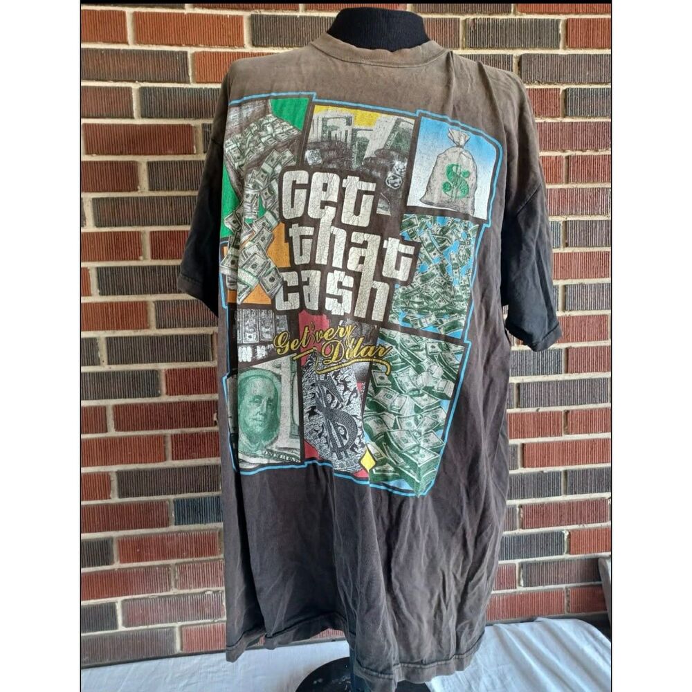 Vintage Get That Cash Hip Hop T Shirt